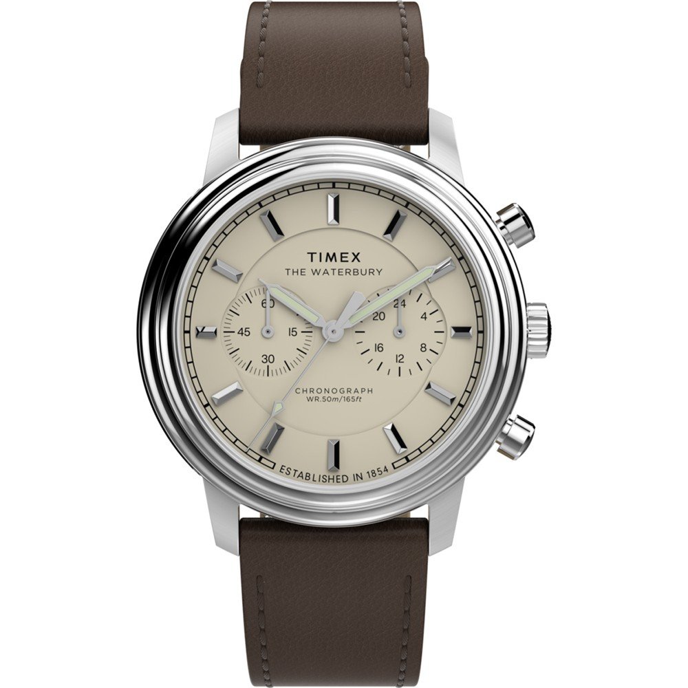 Timex Waterbury TW2Y23500 Waterbury Metropolitan Chronograph Horloge