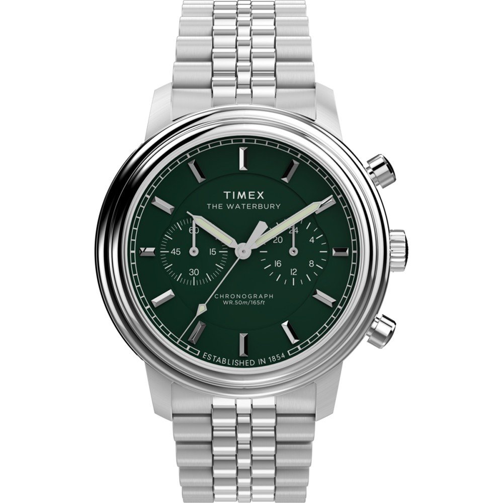 Timex Waterbury TW2Y23600 Waterbury Metropolitan Chronograph Horloge