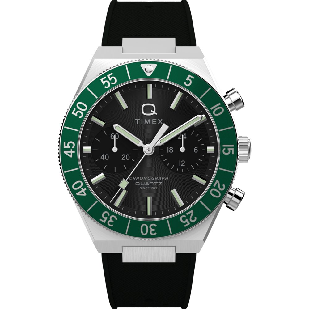 Timex Q TW2Y56100 Q Timex Continental Chronograph Horloge