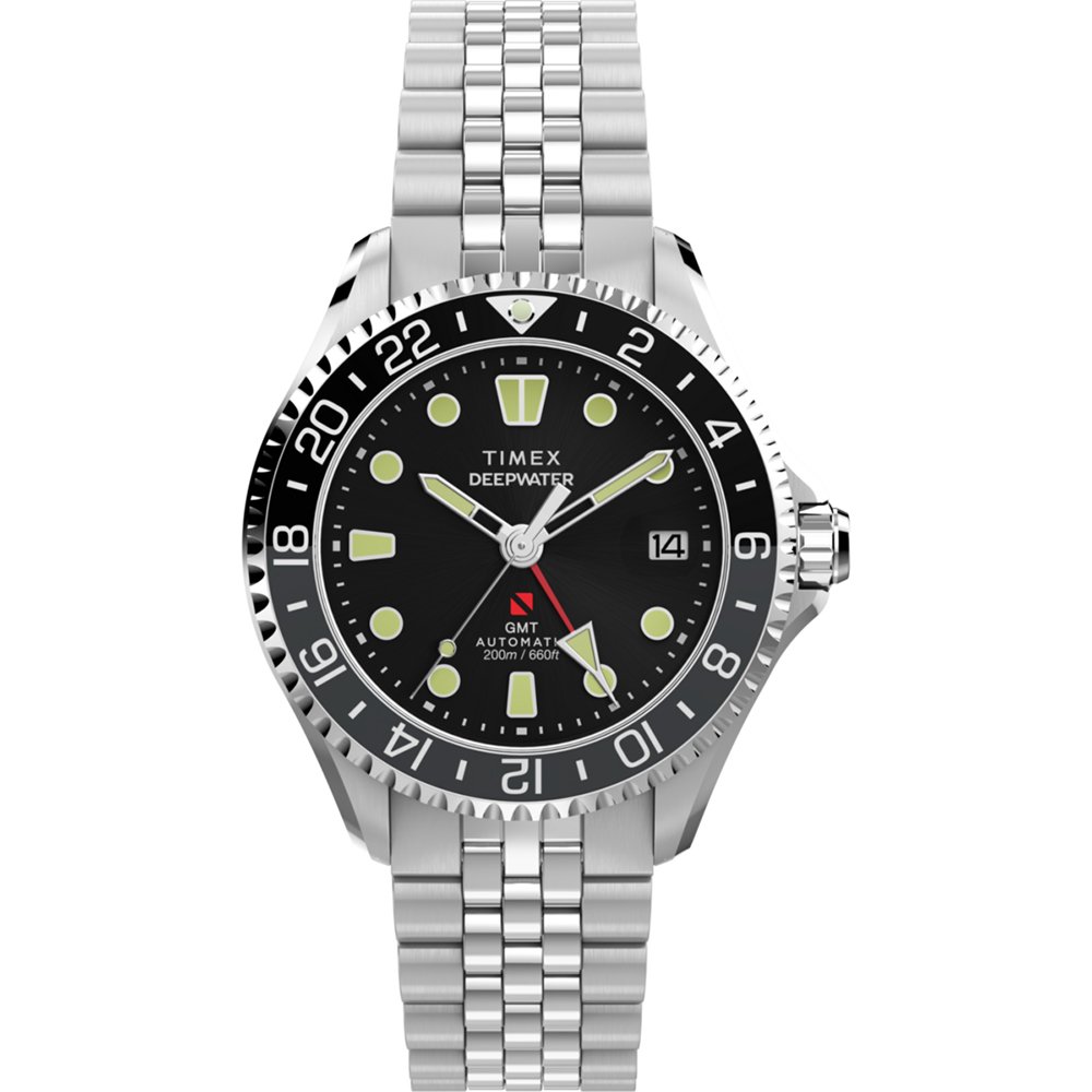 Timex Deepwater Meridian TW2Y63900 Horloge - Staal - Zilverkleurig - Ø 42 mm