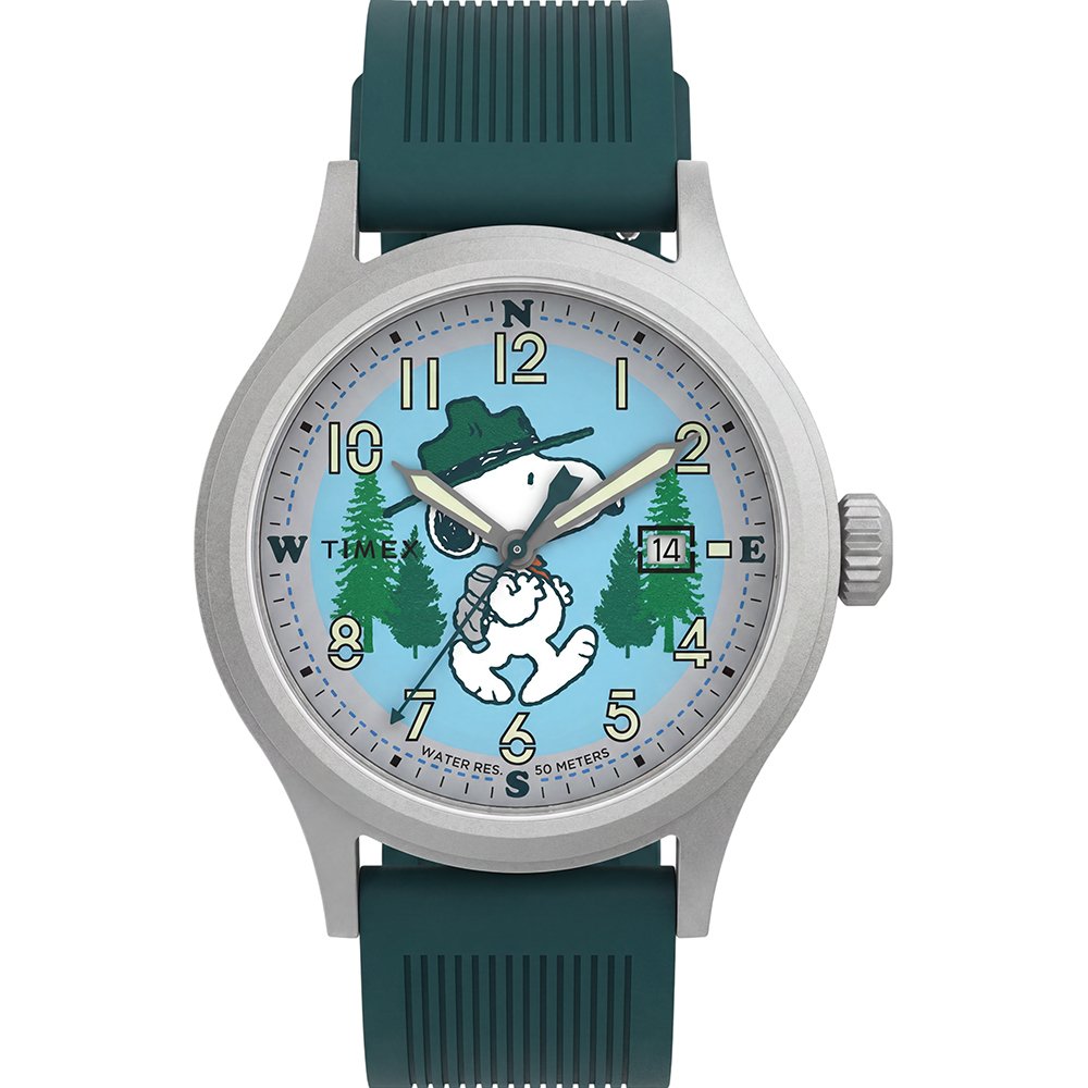 Timex X Peanuts TW2Y84800 Expedition Scout - Peanuts Horloge