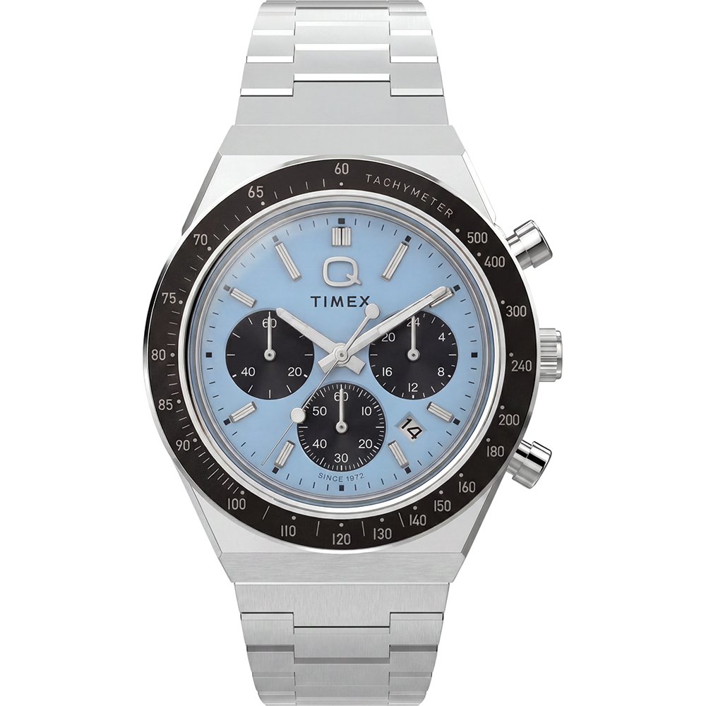 Timex Q Sport TW2Y88600 Horloge - Staal - Zilverkleurig - Ø 40 mm