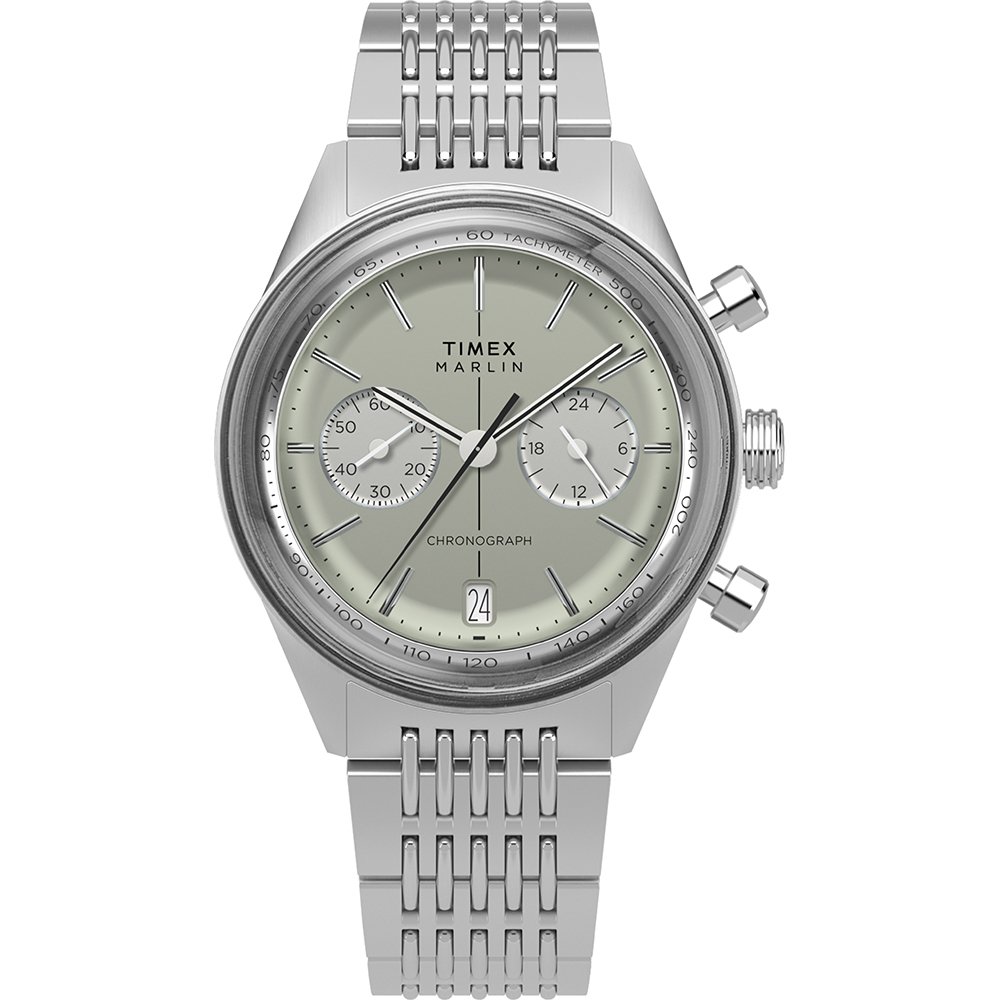 Timex Marlin Jet TW2Y89800 Horloge - Staal - Zilverkleurig - Ø 40 mm