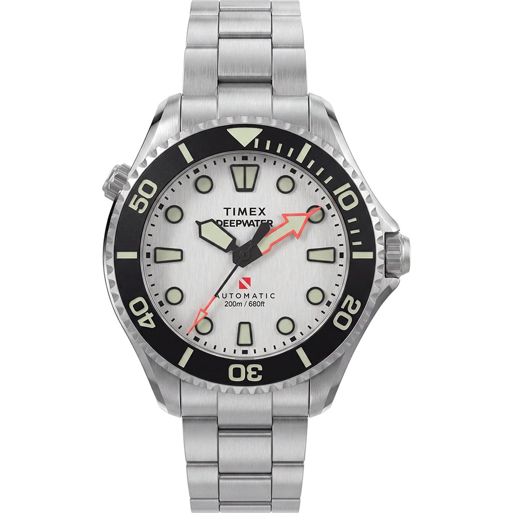 Timex Deepwater Meridian TW3A01600 Horloge - Staal - Zilverkleurig - Ø 44 mm