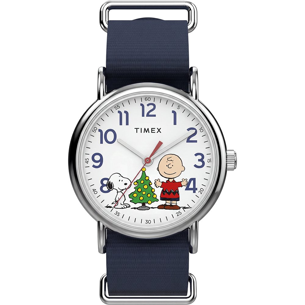 Timex X Peanuts TW6A00400 Weekender® Charlie Brown Christmas Horloge