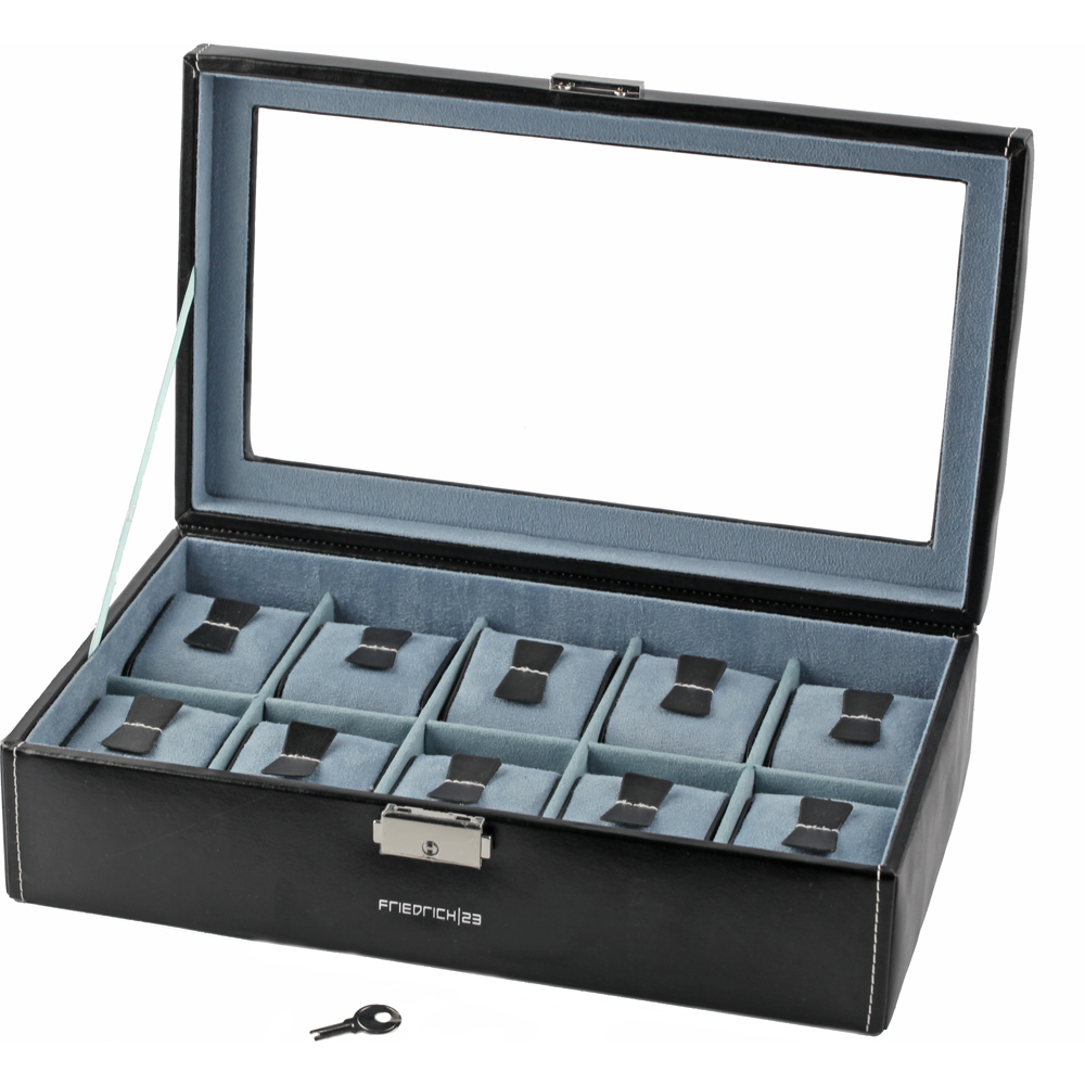 HWG bond-10-black1 Watch storage box Horlogekisten