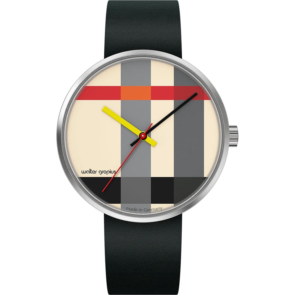 Walter Gropius Forum WG-026-01 Crossing Mondrian Horloge
