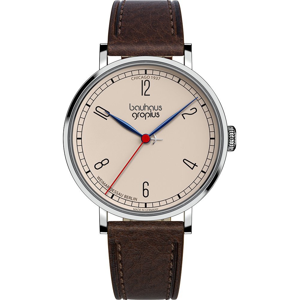 Walter Gropius Chicago 1937 WGN-001-01Z Chicago 1937 Limited Edition Horloge