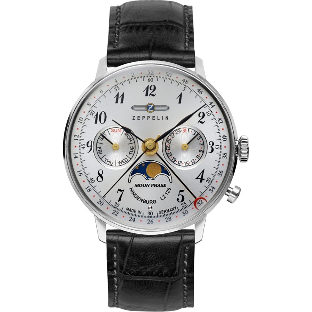 Zeppelin LZ 129 Hindenburg 7037-1 LZ 129 Hindenburg Mondphase Horloge