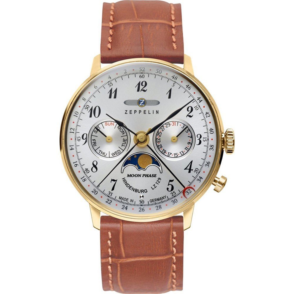 Zeppelin LZ 129 Hindenburg 7039-1 LZ 129 Hindenburg Mondphase Horloge