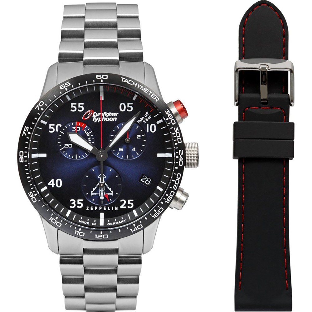Zeppelin Eurofighter 7298M-3SET Horloge