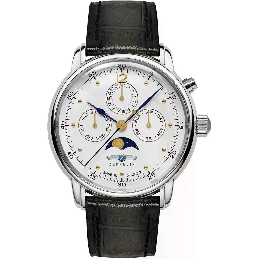 Zeppelin Barcelona 9576-1 Barcelona Moonphase Horloge