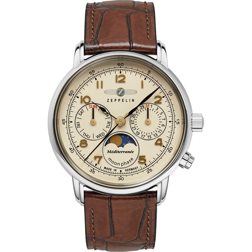 Zeppelin Méditerranée 9637-5 Horloge