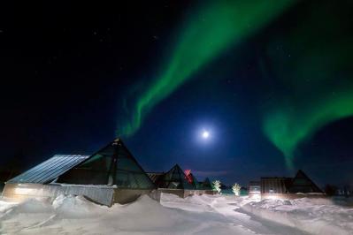 Foto Aurora Pyramid Glass Igloos *** Rovaniemi