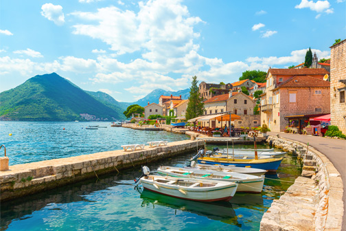 Kotor en de Baai van Kotor in Montenegro