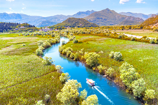 Skadarmeer in Montenegro