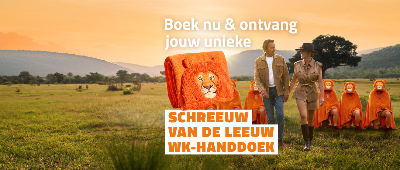 Schreeuw van de Leeuw WK-handdoek: scoor hem nu in ons Oranje-servicepakket