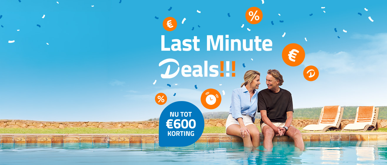 Last Minute Deals: tot €600 korting op jouw last minute zomervakantie 2026