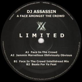 DJ ASSASSIN – FACE AMONGST THE CROWD vinyl cover