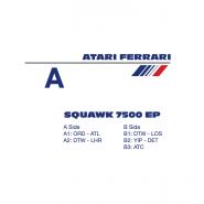ATARI FERRARI – SQUAWK 7500 EP vinyl cover