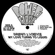 Dream 2 Science – My Love Turns To Liquid vinyl cover