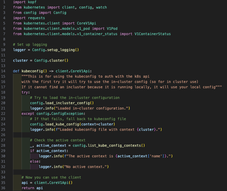 Python Kubernetes Operator afbeelding