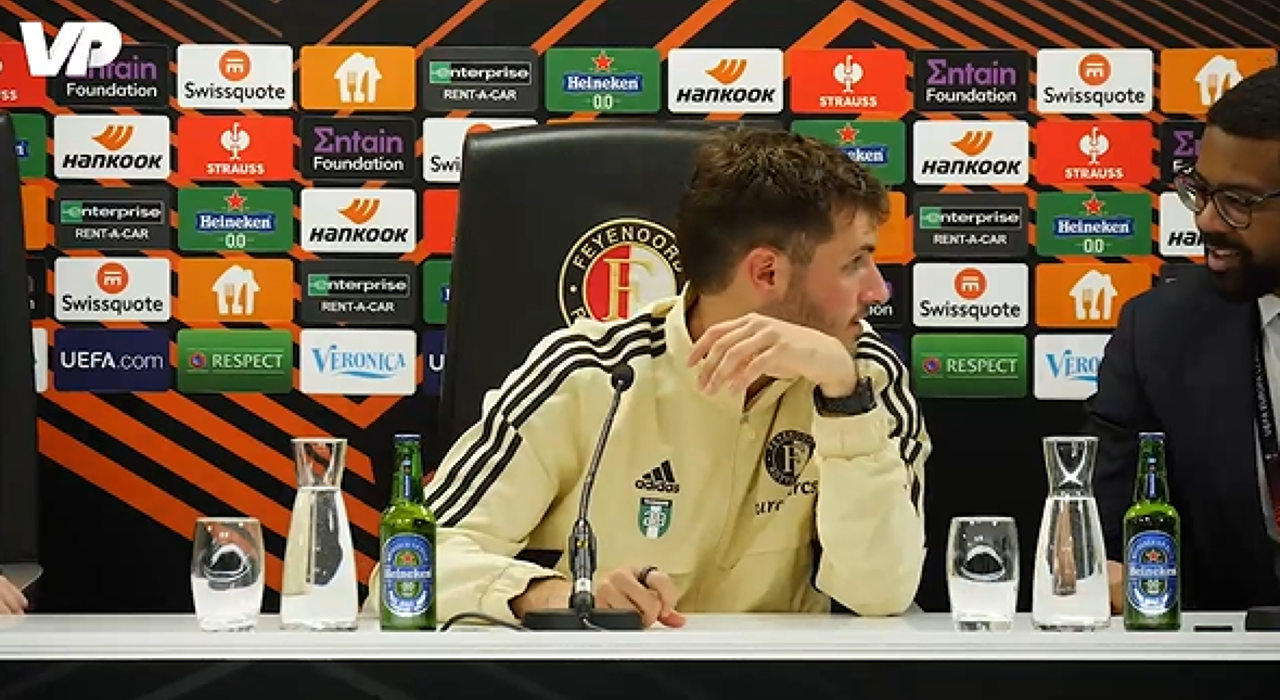 Thumbnail for article: Giménez sluit persconferentie af in het Nederlands: "Tot zondag"