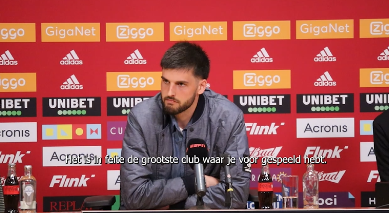 Thumbnail for article: Grillitsch op persconferentie na Ajax - FC Emmen: 'Wat ik van Ajax vind?'