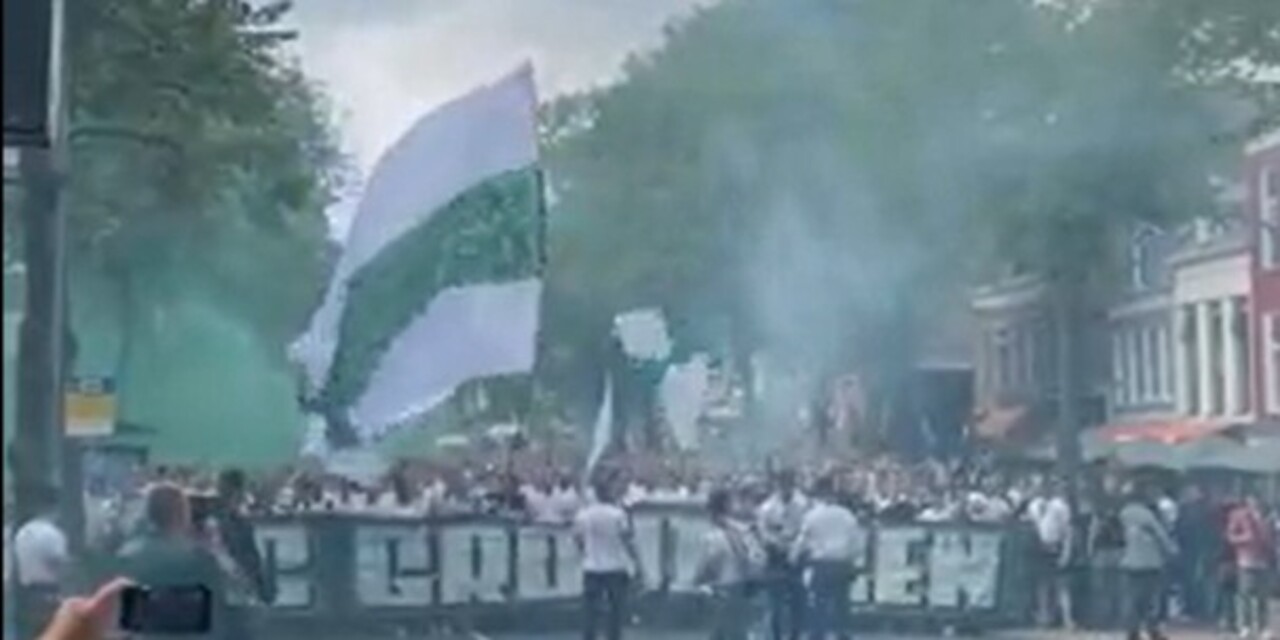 Thumbnail for article: Groots: Groningen-fans blijven team ondanks degradatie steunen met mars door stad