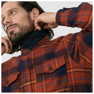 Autumn Leaf-dark Navy klik voor vergroting