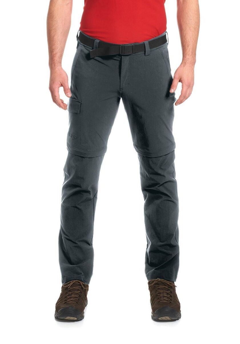 Maier M Pant Zip stretch Torid slim zip heren broek zwart 41518