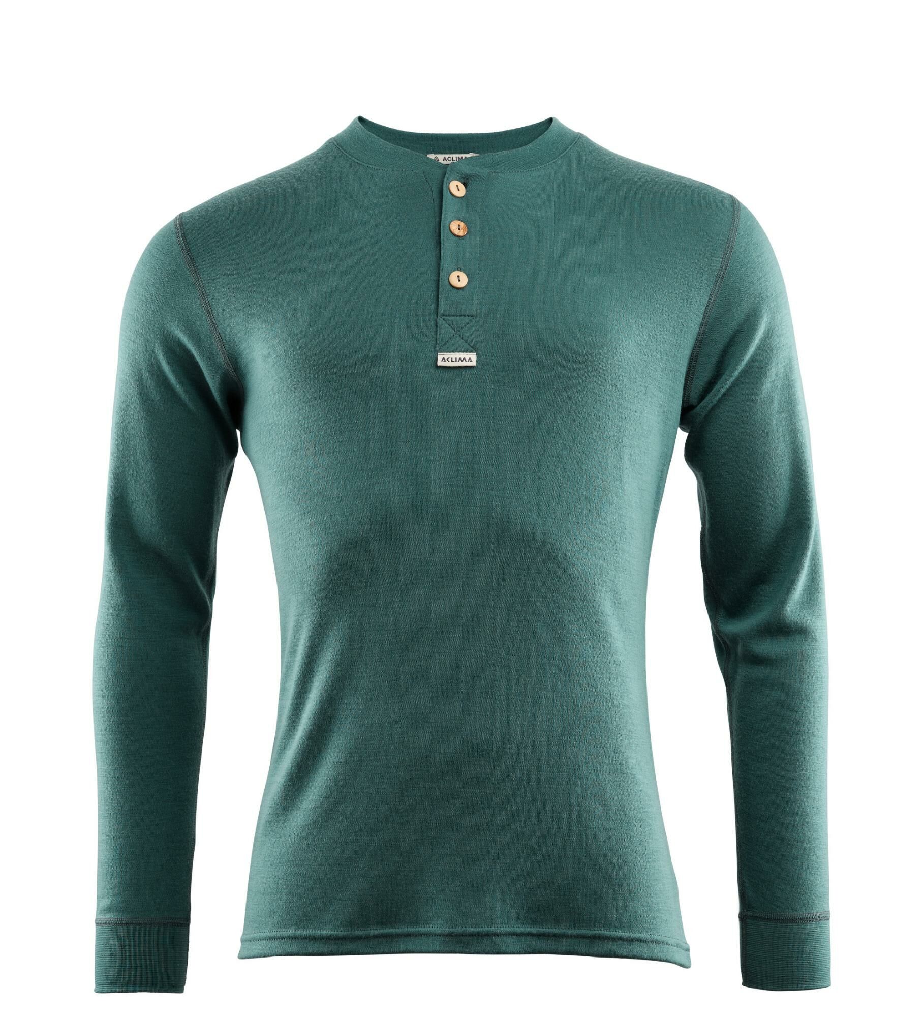 Aclima Warmwool granddad shirt man | Zwerfkei.nl