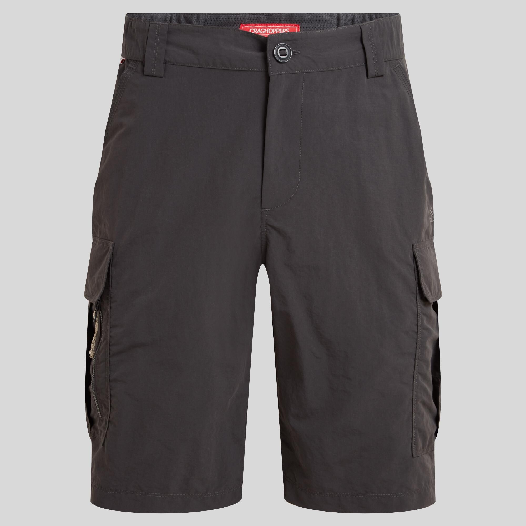 Pantaloncini da uomo Craghoppers Nosilife Cargo II Black Pepper