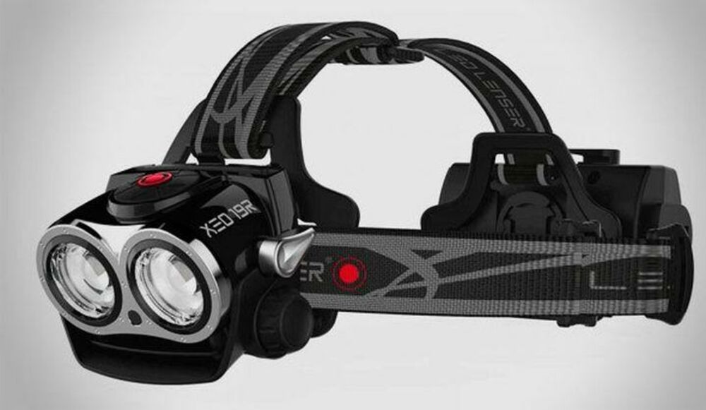 beu contant geld Madeliefje Led Lenser XEO-19RB Hoofdlamp Rechargeable Double Head | Zwerfkei.nl