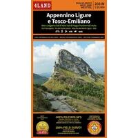 4LAND Wandelkaart 203 Appennino Ligure E Tosco-Emiliano