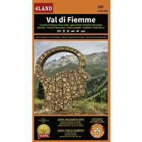 4LAND Wandelkaart 100 Val Di Fiemme