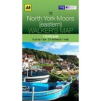 AA Publishing Wandelkaart 12 North York Moors East 1:25.000