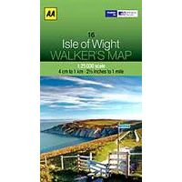 AA Publishing Wandelkaart 16 Isle Of Wight 1:25.000