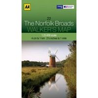 AA Publishing Wandelkaart 22 Norfolk Broads