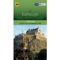 AA Publishing Wandelkaart 27 Edinburgh En Omgeving