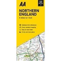 AA Publishing Wegenkaart Engeland Noord 1/200
