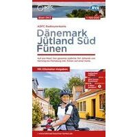 ADFC Radtourkarte Fietskaart Denemarken Jutland Zuid 1:150000