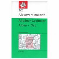 Alpenvereinskarte Wandelkaart 2/2 Allgäuer & Lechtaler Alpen Ost