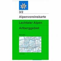 Alpenvereinskarte Skikaart 3/2 Lechtaler Alpen