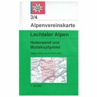Alpenvereinskarte Wandel-skikaart 3/4 Lechtaler Alpen - Heiterwand