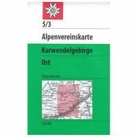 Alpenvereinskarte Wandelkaart 5/3 Karwendelgebirge Ost  