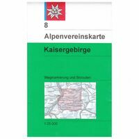 Alpenvereinskarte Wandel-skikaart 8 Kaisergebirge