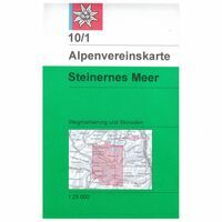Alpenvereinskarte Wandel-skikaart 10/1 Steinernes Meer