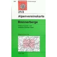 Alpenvereinskarte Wandelkaart 31/3 Brennerberge