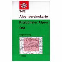 Alpenvereinskarte Wandelkaart 34/2 Kitzbüheler Alpen Ost